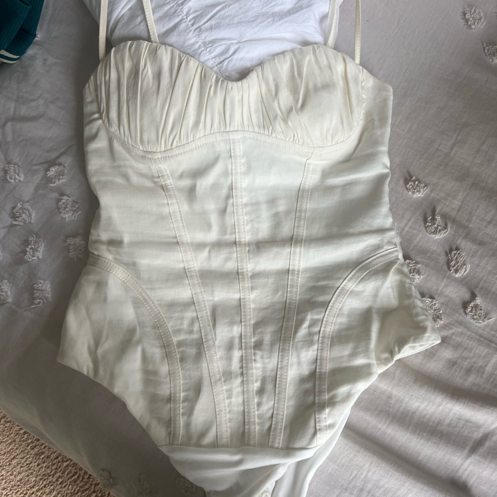 White Zara bodysuit